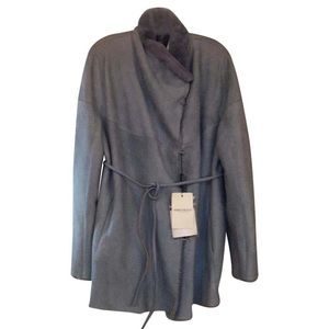 Marina Rinaldi Lamb Shearling Fur Coat